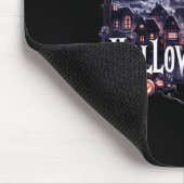 ハロウィーンタウンスケルトン幽霊パンプキンハロウィーン マウスパッド (コーナー)