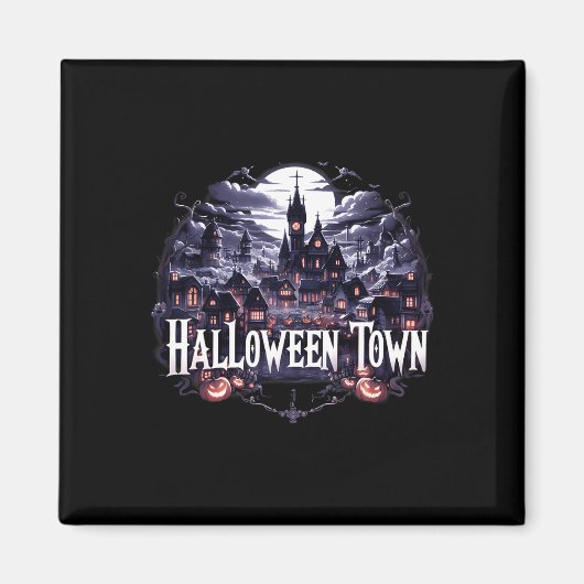 ハロウィーンタウンスケルトン幽霊パンプキンハロウィーン マグネット (正面)