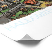 ハロウィーンタウンハロウィーンの衣装に連れて行く ポスター (角)