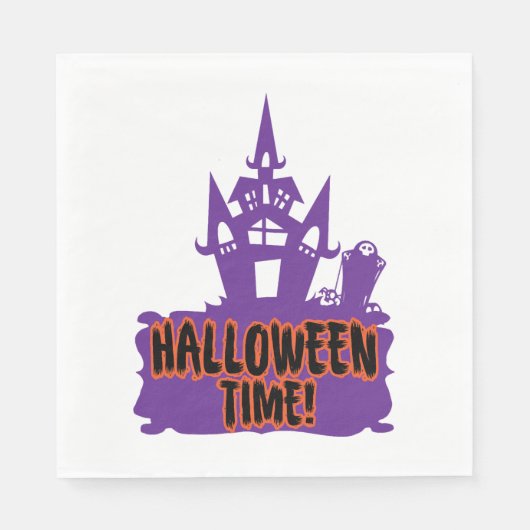 ハロウィーンタウン スタンダードランチョンナプキン (正面)
