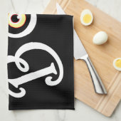 ハロウィーンタオル不気味ブハロウィーンティータオル キッチンタオル (四つ折り)
