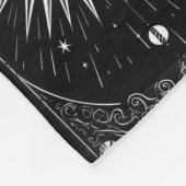 ハロウィーンタロットオレンジコスプレスプオクトカキュラパーティー フリースブランケット (角)