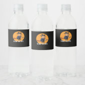 ハロウィーンタンプウィザーおもしろいドクラシック ペットボトルラベル (ボトル)