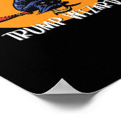 ハロウィーンタンプウィザーおもしろいドクラシック ポスター (角)