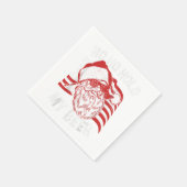 ハロウィーンタートルカボンプキンカメこうもりと幽霊 スタンダードカクテルナプキン (角)