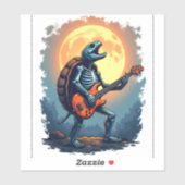 ハロウィーンタートルスケルトンロッカーティーfor Music Lov シール (シート)