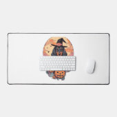 ハロウィーンダシュントのステッカー デスクマット (キーボード&マウス)