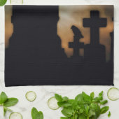 ハロウィーンダスク キッチンタオル (折り畳み)