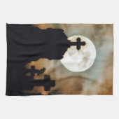 ハロウィーンダスク キッチンタオル (横)