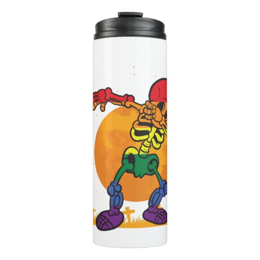 ハロウィーンダビングのスケルトン衣装LGBT タンブラー (正面)