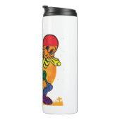 ハロウィーンダビングのスケルトン衣装LGBT タンブラー (回転右)