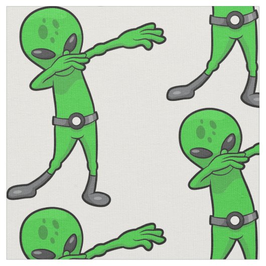 ハロウィーンダビングエイリアン ファブリック (クローズアップ)