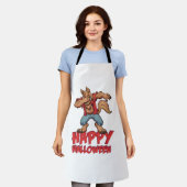 ハロウィーンダビングWerwolfハロウィーンの衣装 エプロン (着用した状態)