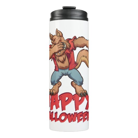 ハロウィーンダビングWerwolfハロウィーンの衣装 タンブラー (正面)