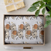 ハロウィーンダルマチアン犬のトリックまたは治療 薄葉紙 (ギフト)