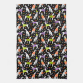 ハロウィーンダルマチア キッチンタオル (縦)