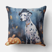 ハロウィーンダルメーションカボチャ怖 クッション (正面)