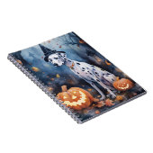 ハロウィーンダルメーションカボチャ怖 ノートブック (右側)
