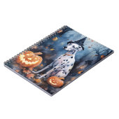 ハロウィーンダルメーションカボチャ怖 ノートブック (左側)