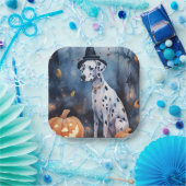 ハロウィーンダルメーションカボチャ怖 ペーパープレート (パーティー)