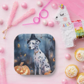 ハロウィーンダルメーションカボチャ怖 ペーパープレート (パーティー)