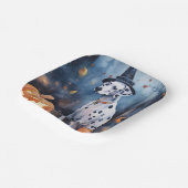 ハロウィーンダルメーションカボチャ怖 ペーパープレート (傾斜あり)