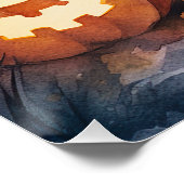 ハロウィーンダルメーションカボチャ怖 ポスター (コーナー)