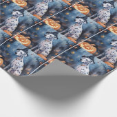 ハロウィーンダルメーションカボチャ怖 ラッピングペーパー (角)