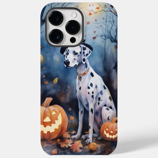 ハロウィーンダルメーションカボチャ怖 Case-Mate iPhoneケース (裏面)