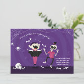 ハロウィーンダンスパーティの招待状 招待状 (スタンド正面)