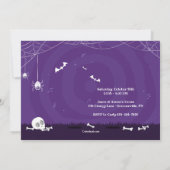 ハロウィーンダンスパーティの招待状 招待状 (裏面)