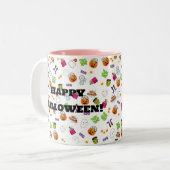 ハロウィーンダンスパーティーツートーンコーヒーマグ ツートーンマグカップ (正面左)