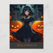 ハロウィーンダークバンパイアプリンセス ポストカード (正面)