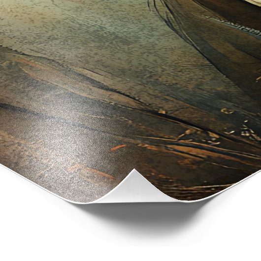 ハロウィーンダークフェアリーとカボチャとスカル フォトプリント            (角)