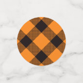 ハロウィーンチェックパターン コンフェッティ (スモール正面)