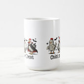 ハロウィーンチキンの衣装おもしろいシックデザイン🎃👻 コーヒーマグカップ (中央)