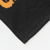 ハロウィーンチキンカボチャのシックまたは不気味治療 フリースブランケット (角)