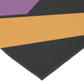 ハロウィーンチグザグオレンジパープル ロングテーブルランナー (コーナー)