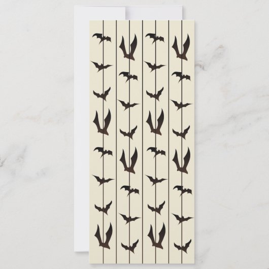 ハロウィーンチケット幽霊のよく出るハウスパーティーホラー 招待状 (裏面)