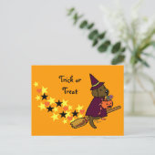 ハロウィーンチョコレートラブラドール漫画1 ポストカード (スタンド正面)