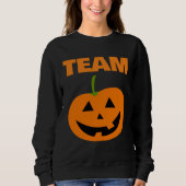 ハロウィーンチームカボチャTシャツスウェットシャツ スウェットシャツ (正面)