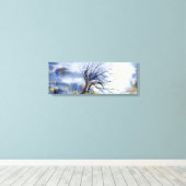 「ハロウィーンツリー」キャンバス印刷 キャンバスプリント (インサイチュ (ウッドフロア))