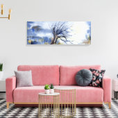 「ハロウィーンツリー」キャンバス印刷 キャンバスプリント (インサイチュ (リビング))