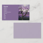 ハロウィーンツリー 名刺 (正面/裏面)