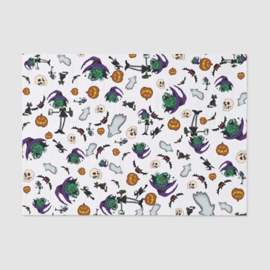 ハロウィーンティッシュペーパー 薄葉紙 (正面)