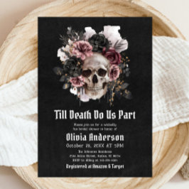 ハロウィーンティルデスドウスパートブライダルシャワー 招待状