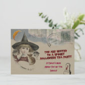 ハロウィーンティーパーティの招待状 招待状 (スタンド正面)