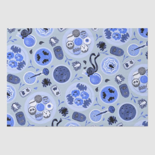 ハロウィーンティーパーティーティッシュペーパー 薄葉紙 (正面)