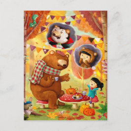 ハロウィーンティーパーティー ポストカード