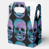 ハロウィーンテイクアウトフェイスボックス – スカルデザイン フェイバーボックス (オープン)
